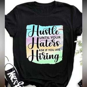 NEW Graphic T-Shirt Short Sleeve Crew Neck Shirt, Casual Every Day Tops